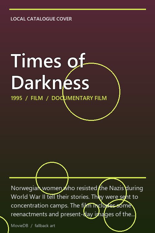 Times of Darkness poster