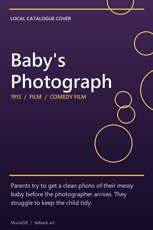 Baby's Photograph poster