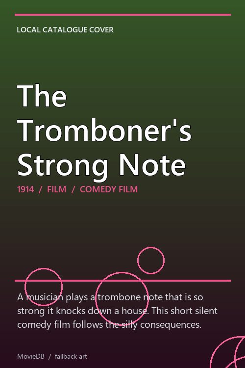 The Tromboner's Strong Note poster