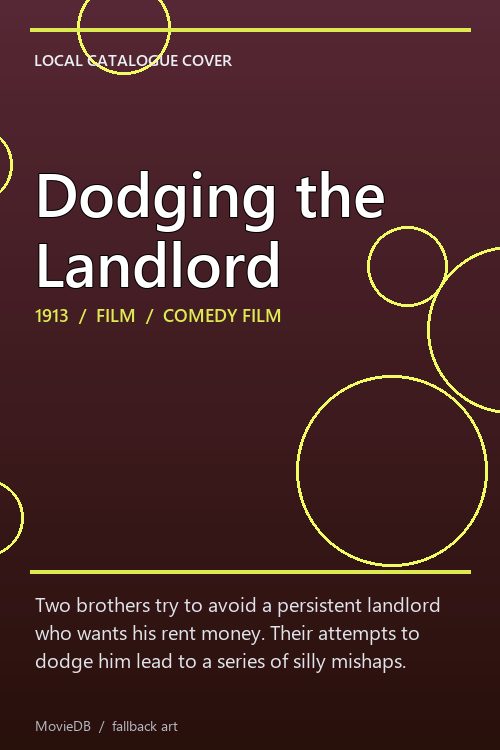Dodging the Landlord poster