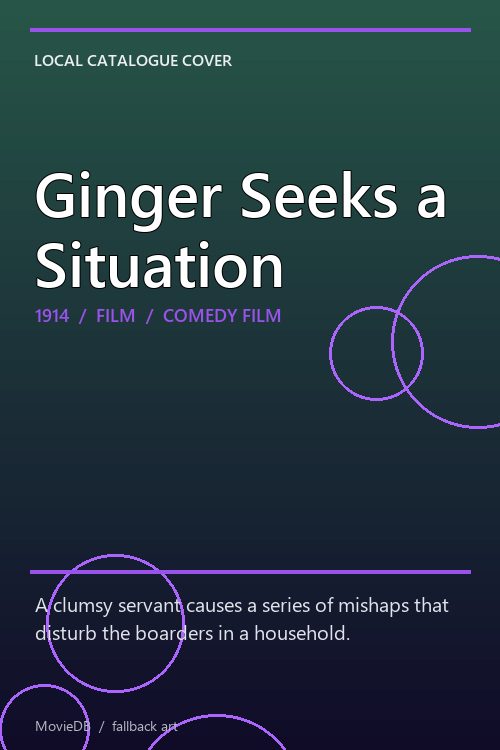 Ginger Seeks a Situation poster