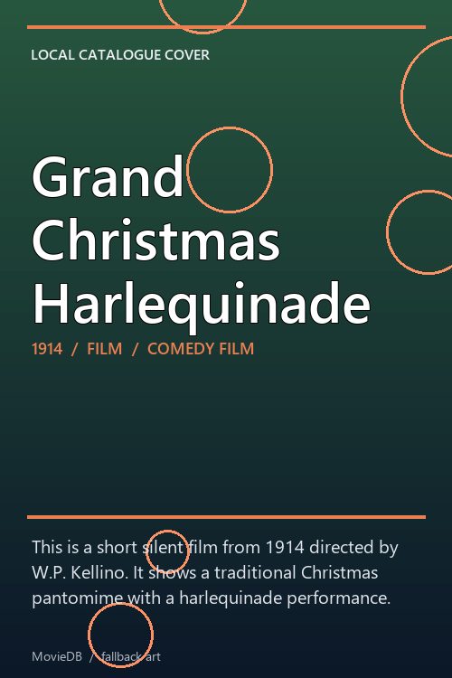 Grand Christmas Harlequinade poster