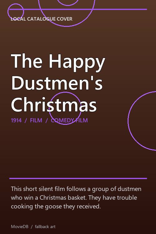 The Happy Dustmen's Christmas poster