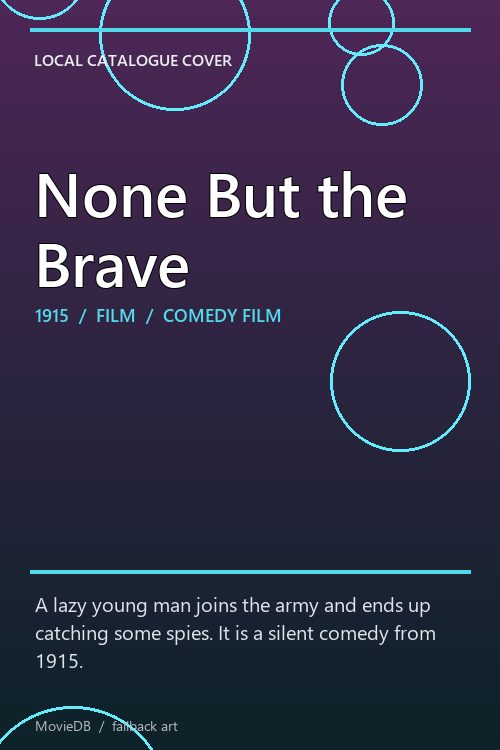 None But the Brave poster