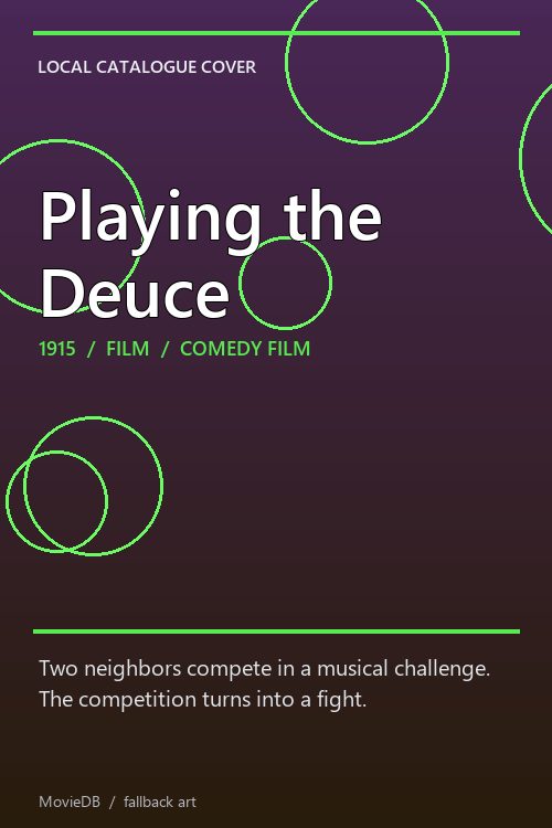 Playing the Deuce poster