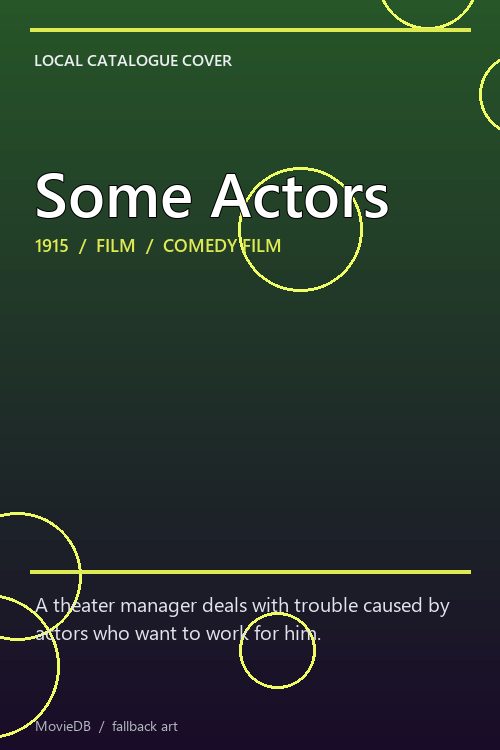 Some Actors poster
