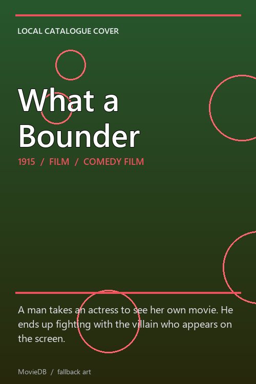 What a Bounder poster