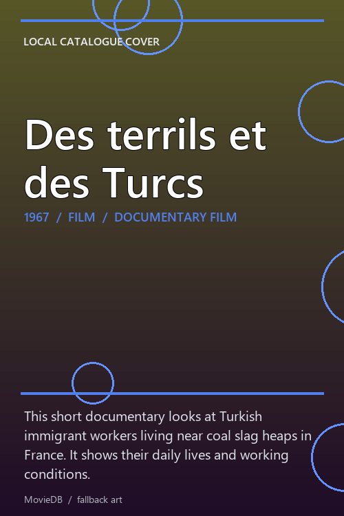 Des terrils et des Turcs poster