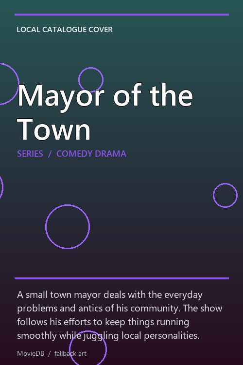 Mayor of the Town poster