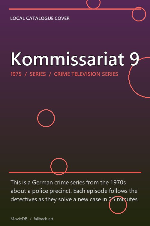 Kommissariat 9 poster