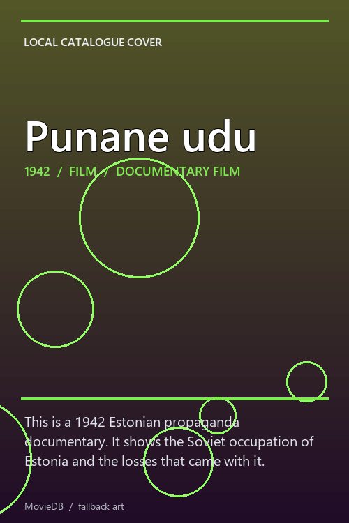 Punane udu poster