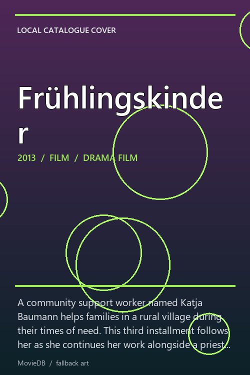 Frühlingskinder poster