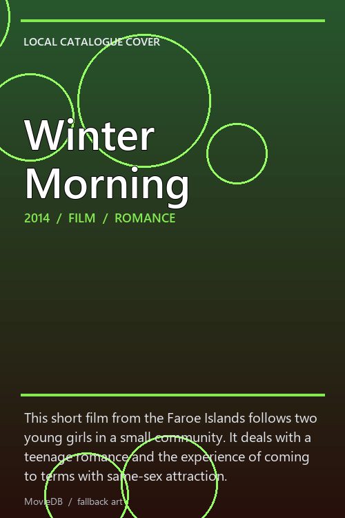 Winter Morning poster