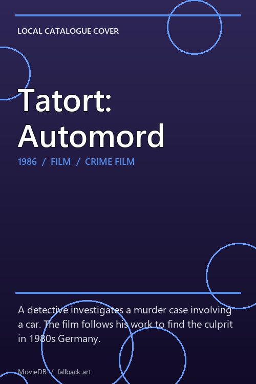 Tatort: Automord poster