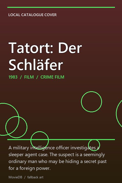Tatort: Der Schläfer poster