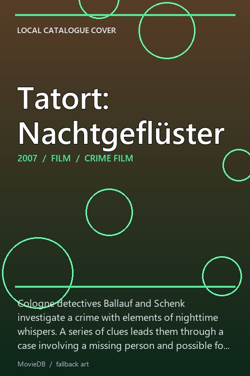 Tatort: Nachtgeflüster poster