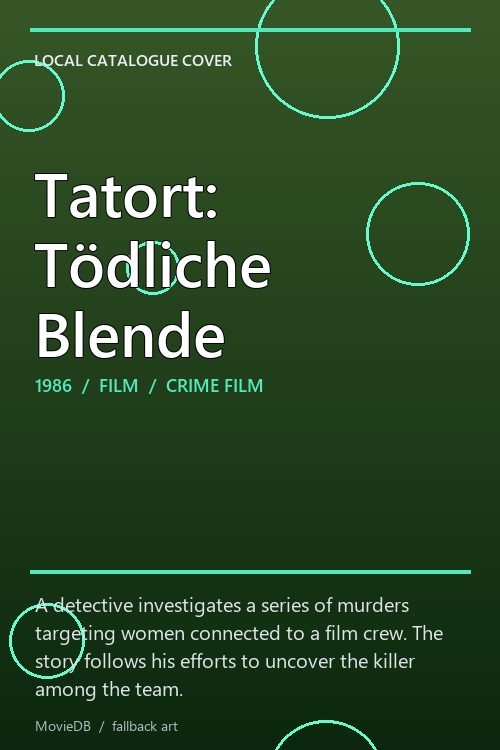 Tatort: Tödliche Blende poster
