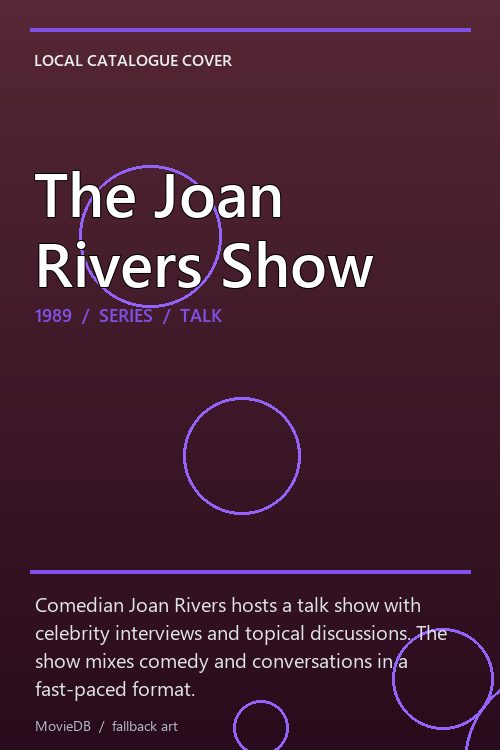 The Joan Rivers Show poster