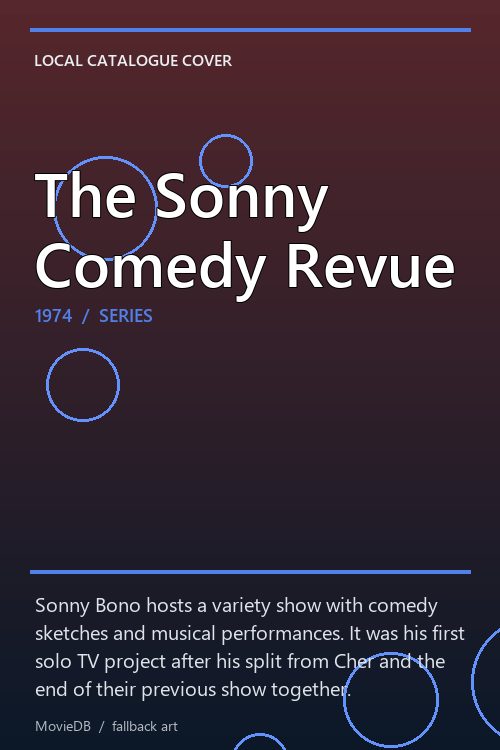 The Sonny Comedy Revue poster