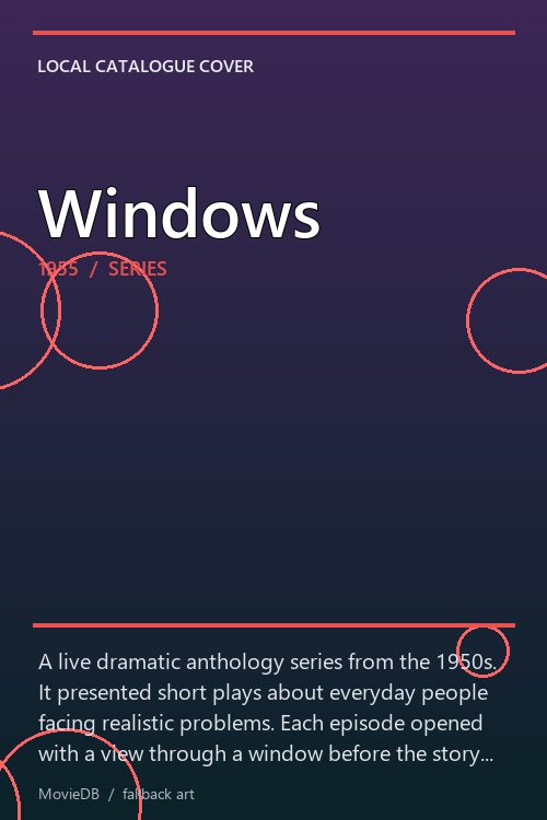 Windows poster