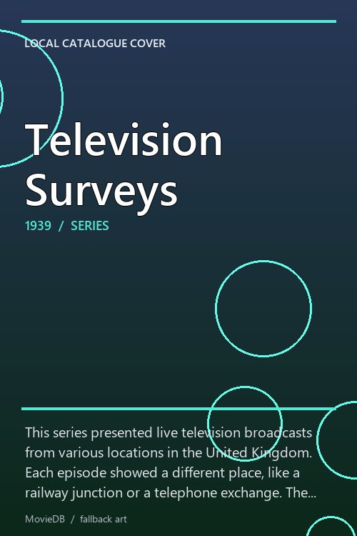 Television Surveys poster