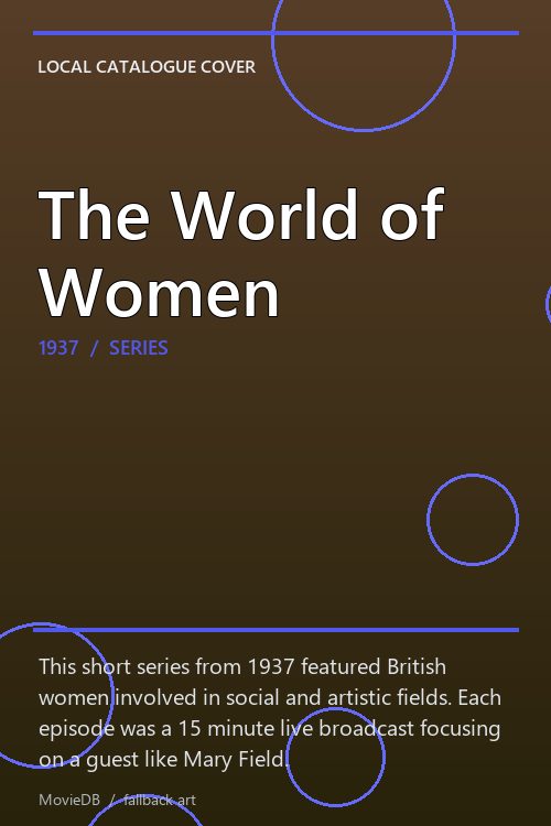 The World of Women poster