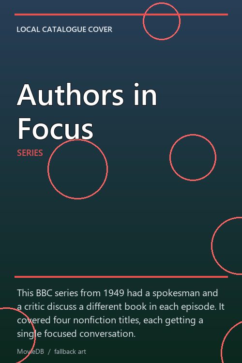 Authors in Focus poster