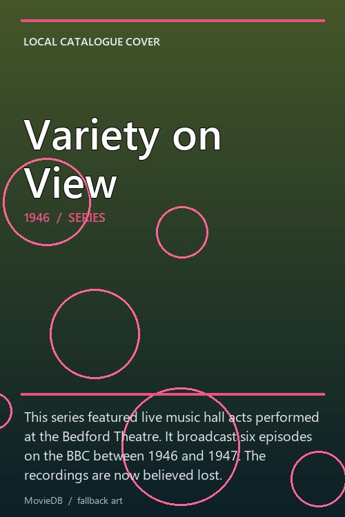 Variety on View poster