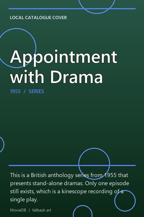 Appointment with Drama poster