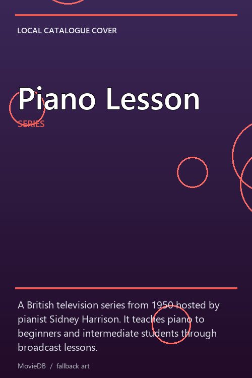 Piano Lesson poster
