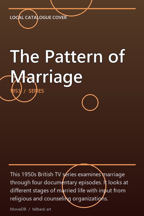 The Pattern of Marriage poster