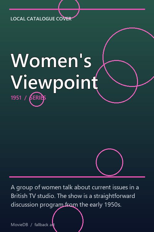 Women's Viewpoint poster
