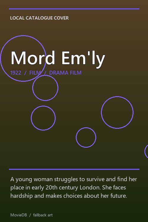 Mord Em'ly poster