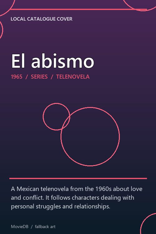 El abismo poster