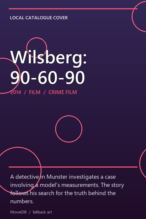 Wilsberg: 90-60-90 poster