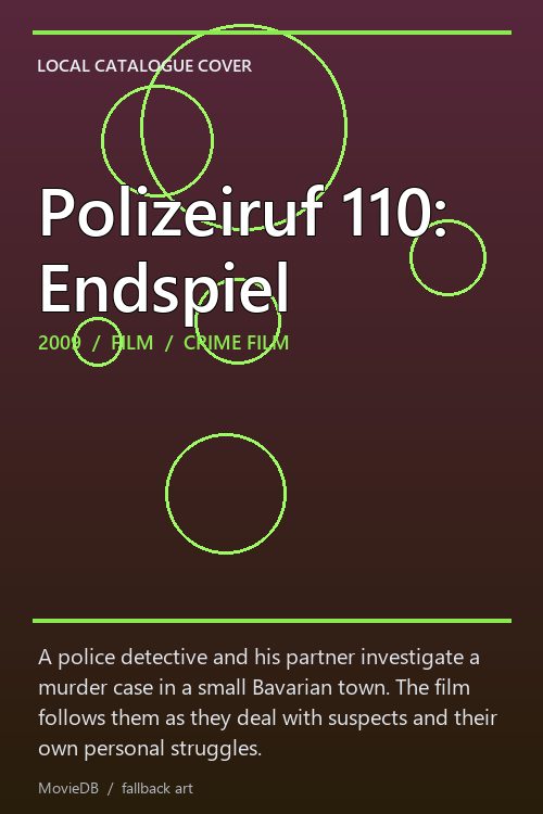 Polizeiruf 110: Endspiel poster