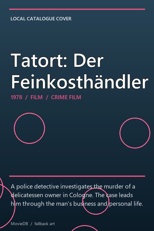 Tatort: Der Feinkosthändler poster