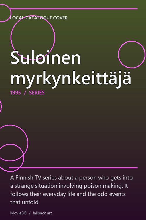 Suloinen myrkynkeittäjä poster