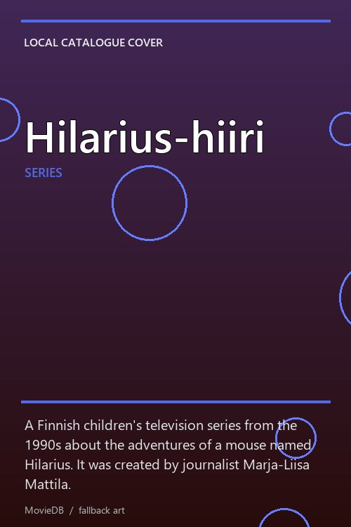 Hilarius-hiiri poster