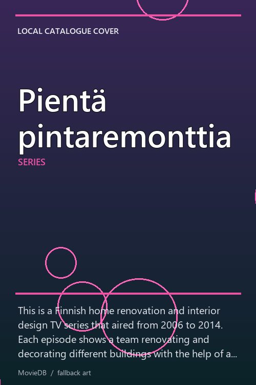 Pientä pintaremonttia poster