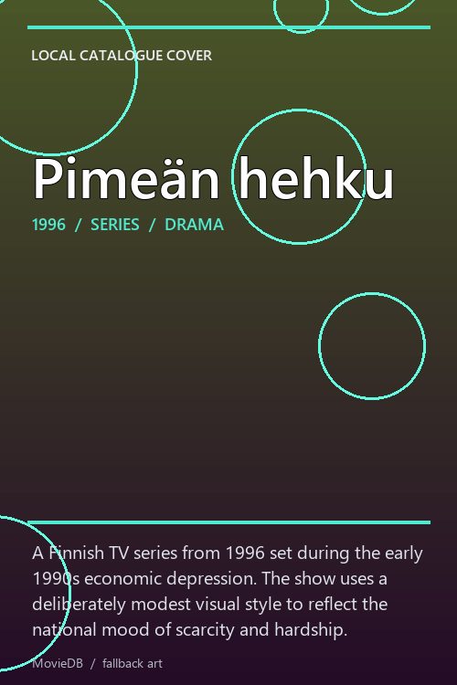 Pimeän hehku poster