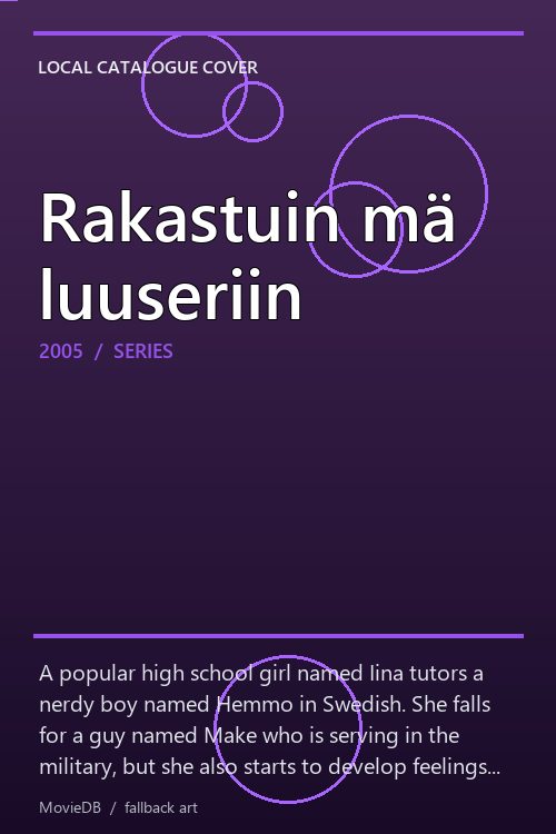 Rakastuin mä luuseriin poster