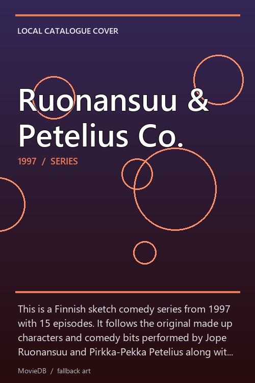 Ruonansuu & Petelius Co. poster
