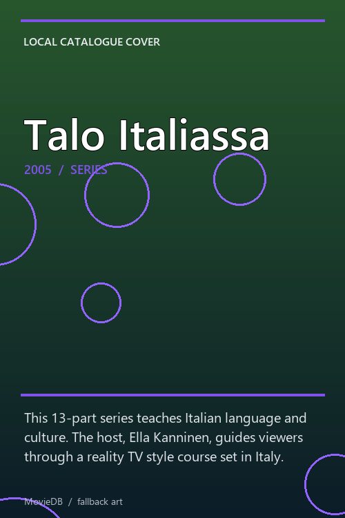 Talo Italiassa poster