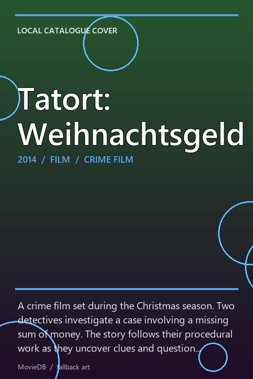 Tatort: Weihnachtsgeld poster
