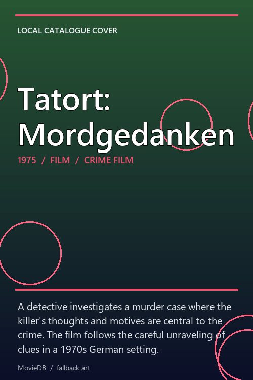 Tatort: Mordgedanken poster