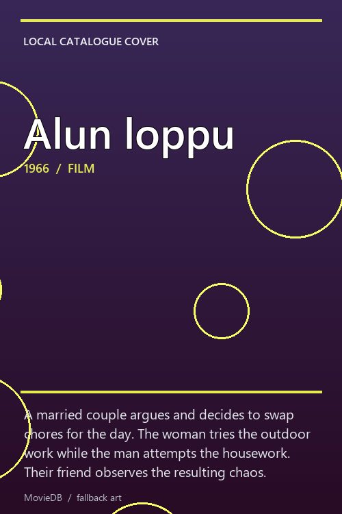 Alun loppu poster