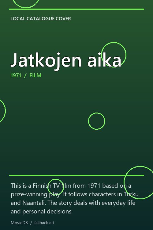 Jatkojen aika poster