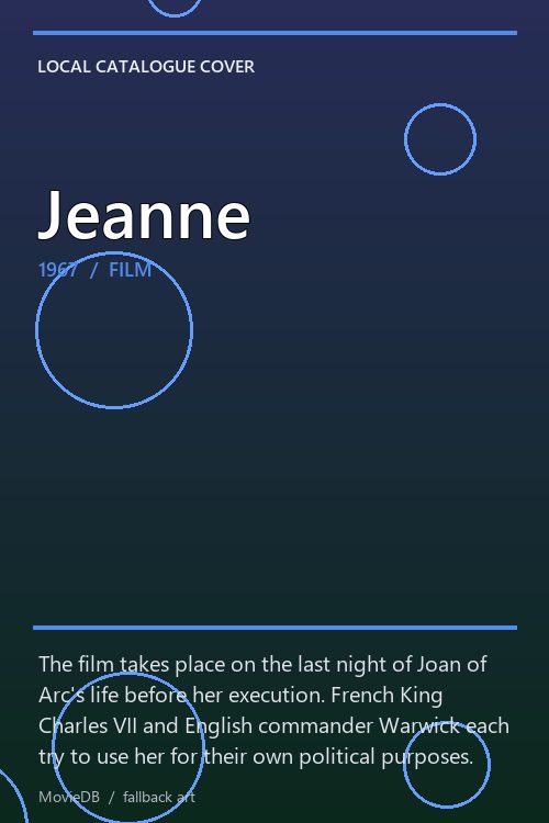 Jeanne poster