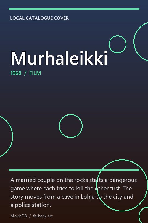 Murhaleikki poster